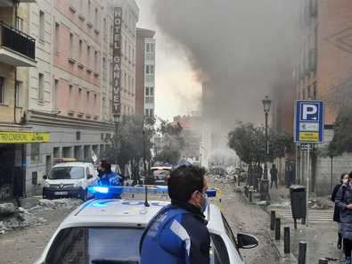 Tres muertos en la explosión de la calle de Toledo