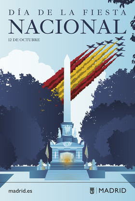 Fuegos artificiales al son de Falla y Albéniz y la música de Marina Carmona celebran desde Cibeles el 12 de octubre