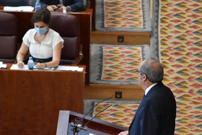 Ángel Gabilondo, en el Debate sobre el Estado de la Región.