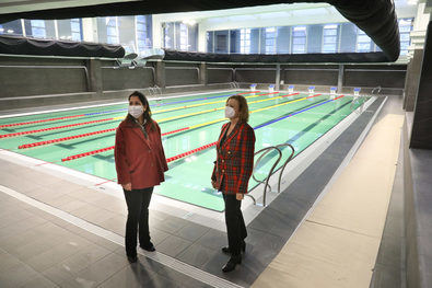 La piscina del Triángulo de Oro, terminada