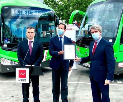 El certificado que avala buses protegidos de Covid