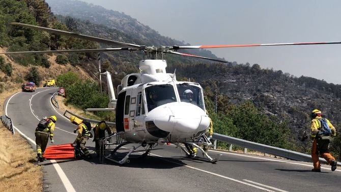 Forman parte del Plan Especial de Protección Civil de Emergencia por Incendios Forestales (INFOMA) y están compuestas por un helicóptero biturbina y 10 efectivos especializados en extinción de incendios forestales.