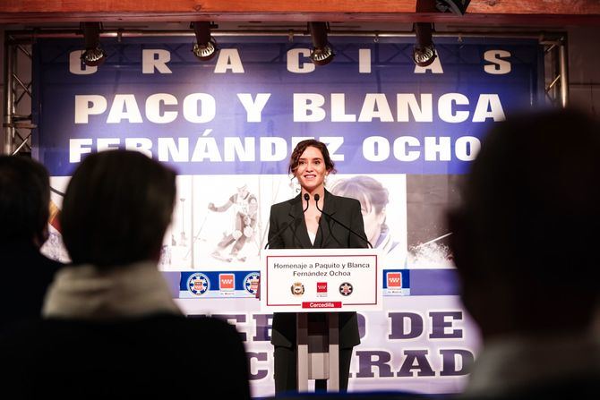 El acto ha sido organizado por la Federación Madrileña de Deportes de Invierno y el Ayuntamiento de Cercedilla, en el Museo del Esquí de la localidad.