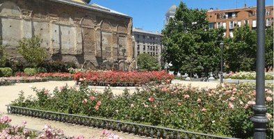 Los jardines de San Francisco, cerrados por la noche