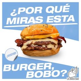 La Birra Bar lanza esta hamburguesa únicamente para su nuevo restaurante en Madrid. Esto quiere decir que sólo se puede probar en su local de Carrera de San Jerónimo, 3 (Metro Sol).