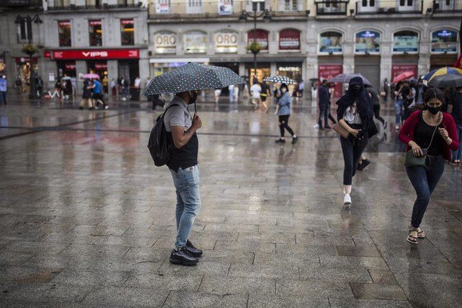 La Agencia Estatal de Meteorología (Aemet) ha activado la alerta amarilla en toda la Comunidad de Madrid.