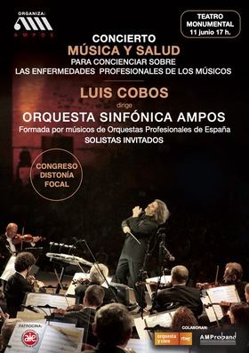 Concierto de grandes clásicos, dirigido por Luis Cobos, para concienciar sobre las enfermedades de los músicos