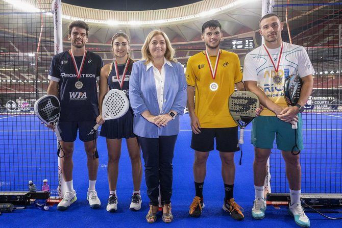 La vicealcaldesa de Madrid, Inma Sanz, ha asistido a la fase final del evento deportivo, celebrado en el estadio Civitas Metropolitano.