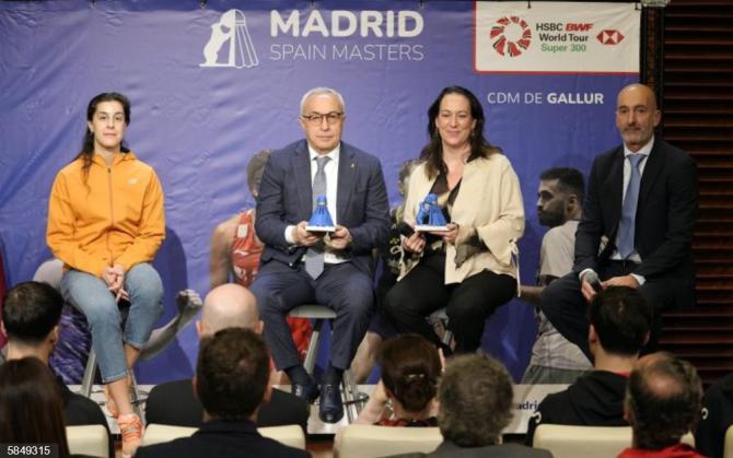 Madrid se convierte desde este martes en el 'epicentro mundial' del bádminton, con el Spain Masters 2024