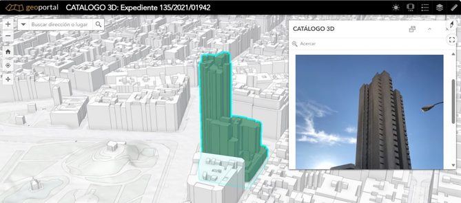 Un mapa de sencilla navegación permite conocer el nivel y grado de protección de estos inmuebles, así como sus planos, el régimen de obras o un análisis de la edificación por plantas.