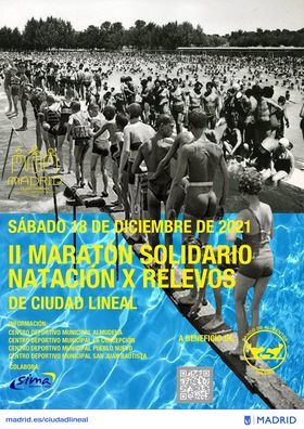 II Maratón de Natación por Relevos a favor del Banco de Alimentos, en Ciudad Lineal