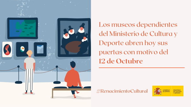 La Biblioteca Nacional, el Museo del Prado y el Reina Sofía abiertos, con motivo del 12 de octubre