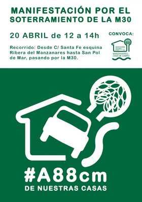 La entidad vecinal ha llamado a concentrare bajo el lema '#A88cm de nuestras casas', incidiendo en que decenas de viviendas se encuentran a 'menos de 10 metros de la autovía urbana', que genera 'altos niveles de contaminación acústica y atmosférica'.