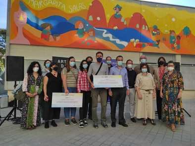 El mural ha sido diseñado y ejecutado por los ganadores del concurso convocado por la junta municipal y la Escuela de Diseño Artediez el pasado mes de febrero, Lucas Pascual, Esther Martín y Pablo Martínez, ilustradores y graduados por esta escuela. 