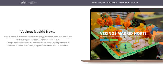 La plataforma VecinosMadridNorte.com nace con el espíritu de compartir el gran proyecto de transformación urbana de la capital con todos los madrileños.