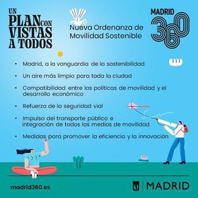 La Ordenanza de Movilidad Sostenible apuesta por un Madrid dinámico, innovador y comprometido con el medio ambiente