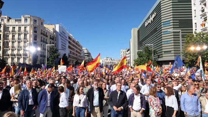 El PP ha extremado las precauciones para evitar que los radicales revienten las protestas de este domingo, como ha pasado ante la sede del PSOE Ferraz en los últimos días. Los 'populares' no están preocupados y presumen de su experiencia en la organización de actos.