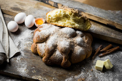 Pan de muerto, un rico dulce mexicano