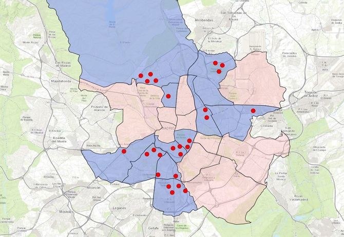 Los suelos que se ponen a disposición de este programa forman parte del patrimonio municipal, están calificados como de vivienda libre y tienen una capacidad edificatoria conjunta de 149.652 metros cuadrados. Se reparten en 11 distritos de la capital. Arganzuela (tres parcelas), Retiro (dos), Moncloa-Aravaca (una), Fuencarral-El Pardo (tres), Latina (una), Carabanchel (tres), Usera (dos), Ciudad Lineal (dos), Hortaleza (tres), Villaverde (cuatro) y San Blas-Canillejas (una parcela).