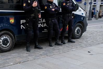 Unos 200 policías nacionales se han desplegado esta mañana en varios bloques de edificios del madrileño distrito.