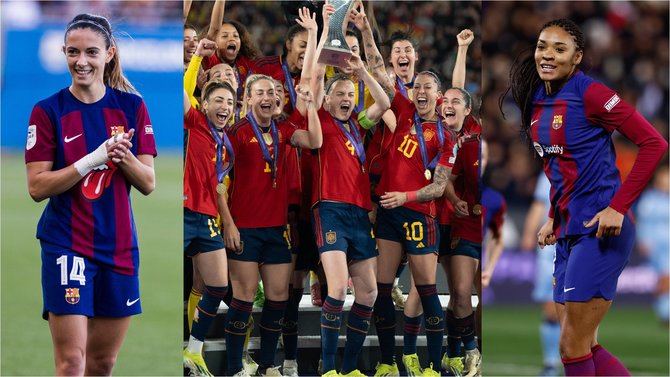Estarán presentes las futbolistas internacionales del FC Barcelona Aitana Bonmatí y Salma Paralluelo, así como la selección española de fútbol femenino, que son las tres nominaciones del deporte español en esta edición.