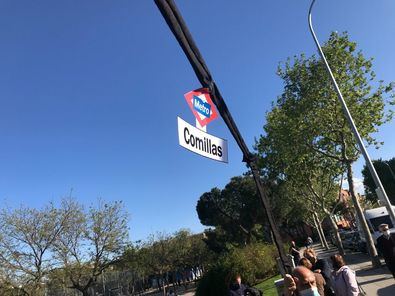 Con salida en el intercambiador de la Plaza Elíptica, han 'inaugurado' las estaciones de Comillas, Madrid Río y Palos de la Frontera, donde ha culminado su recorrido.