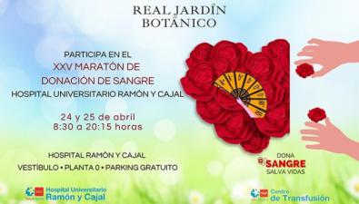 El Jardín Botánico, con el maratón de donación del Ramón y Cajal