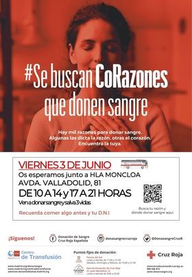 El Centro de Trasfusiones organiza maratones de donación de sangre, con los grupos 0- A- y B, en alerta roja