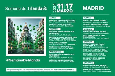 Madrid se viste de verde, por San Patricio