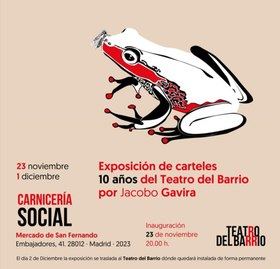 El artista Jacobo Gavira lleva ocupándose de diseñar la imagen gráfica de Teatro del Barrio desde que este proyecto cultural levantó la persiana, en 2013. 