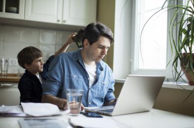 Trabajar en casa con niños