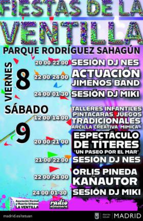 Tetuán celebra las fiestas del barrio de La Ventilla, con música de Djs y actividades infantiles