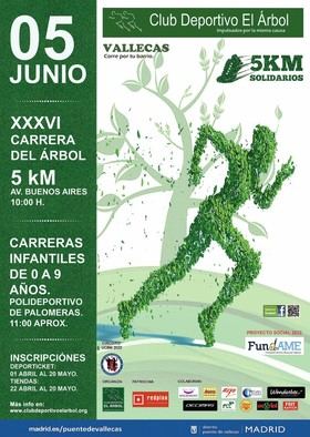 Deporte y ecología se unen en la 35 edición de la Carrera del Árbol, que acoge Puente de Vallecas este domingo