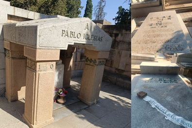 UGT ha denunciado este jueves la vandalización de las tumbas de Pablo Iglesias, Julián Besteiro, Dolores Cebrián y Largo Caballero en el Cementerio Civil de Madrid, situado en la Necrópolis del Este, en Ciudad Lineal, junto con el Cementerio de La Almudena y el Cementerio Judio. 