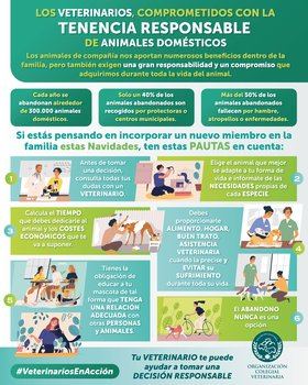 El Colegio de Veterinarios desaconseja el regalo de animales en Navidad, porque 'el abandono nunca puede ser una opción'