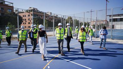 Se trata de unas obras que van a dotar al centro de ocho nuevas aulas, entre las que también se encuentran talleres de tecnología y laboratorio, así como un gimnasio y una pista deportiva.