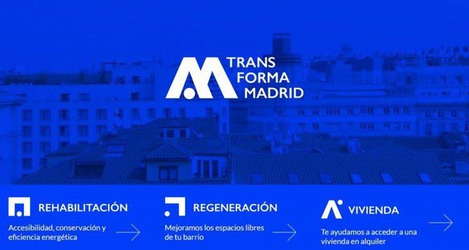 El espacio web transforma.madrid.es una iniciativa que recoge todos los planes y programas en los que el área delegada de Vivienda está trabajando en ámbitos como el alquiler, la rehabilitación, la regeneración, la construcción de vivienda pública o las ayudas para adaptar viviendas.