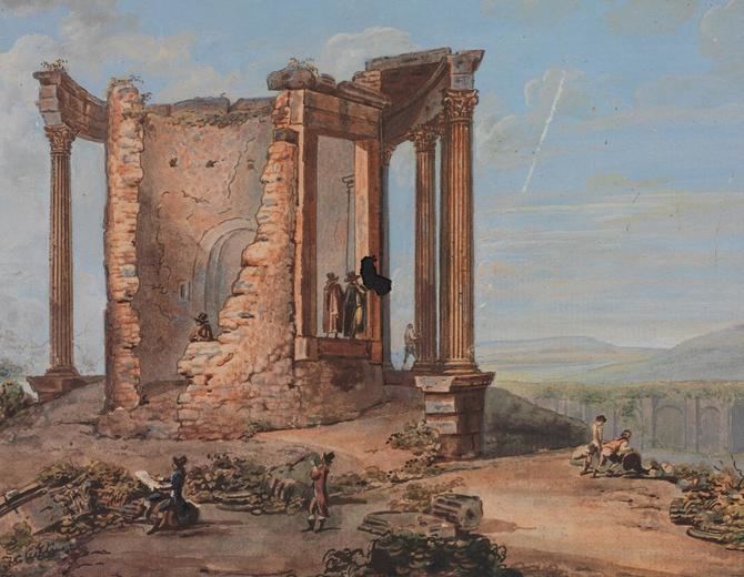 Cuenta con obras procedentes de la Biblioteca Nacional, los museos Lázaro Galdiano y del Prado, la Real Academia de Bellas Artes de San Fernando o la Casa de Alba, entre otros.