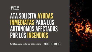 Ayudas para los autónomos de los incendios