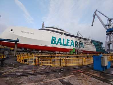 El 'fast ferry' Mercedes Pinto, 'en capilla'
