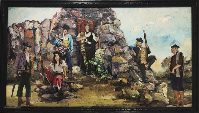 El centro cultural Casa de Vacas del parque de El Retiro acoge, hasta el 28 de diciembre, la exposición 'Bandoleros y su entorno', una muestra del pintor Daniel de Campos.
