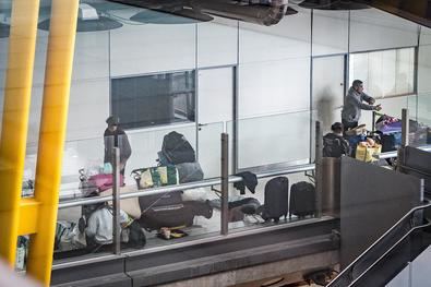 Malvivir en el aeropuerto de Barajas