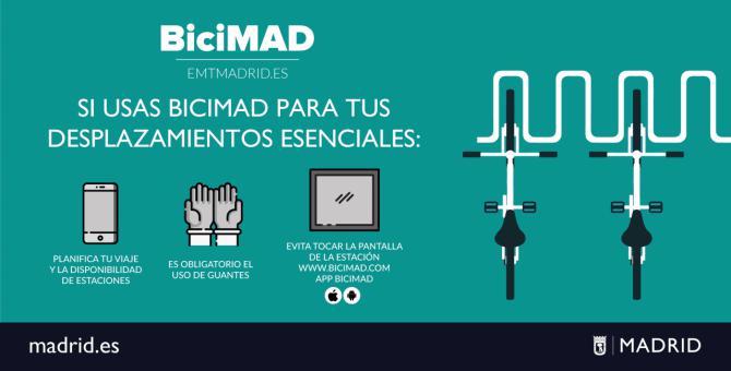 El alcalde visita una estación de BiciMad el día de su apertura y anima a usar este medio idóneo