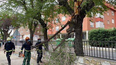 Madrid tuvo ayer la 'tormenta del siglo'