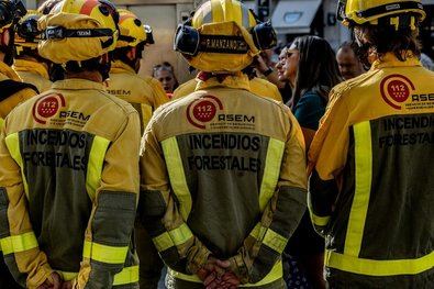 Plantón a las reivindicaciones de los Forestales