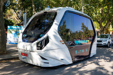 Autobús sin conductor, por Casa de Campo