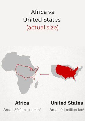 La proyección Mercator se utiliza en todos los mapas del mundo. Creada en el siglo XVI para la navegación marítima, amplía Europa y Norteamérica, mientras que reduce África a la mitad.
