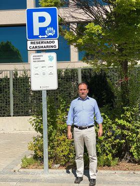 El delegado de Medio Ambiente y Movilidad, Borja Carabante, comprobó la semana pasada estas reservas, que sirven para fomentar una movilidad más eficiente y sostenible en la ciudad. 