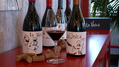 Fusión de vino y arte, en La Única