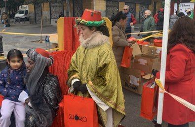 Ningún niño de Lavapiés, en Centro, sin Reyes